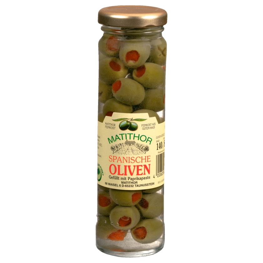 Matithor Oliven mit Paprikapaste 85g